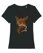 Phoenix Tricou mânecă scurtă guler larg fitted Damă Expresser