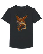 Phoenix Tricou mânecă scurtă guler larg Bărbat Skater