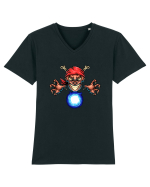 Pirate Magician Tricou mânecă scurtă guler V Bărbat Presenter