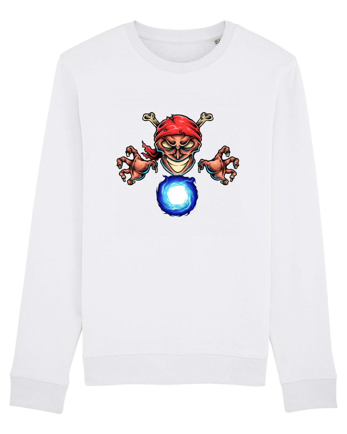 Bluză mânecă lungă Unisex Rise White