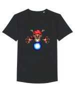 Pirate Magician Tricou mânecă scurtă guler larg Bărbat Skater