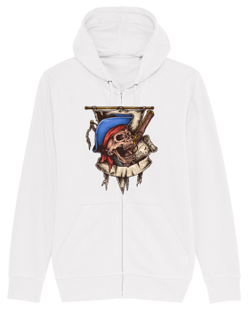 Pirate Skull White