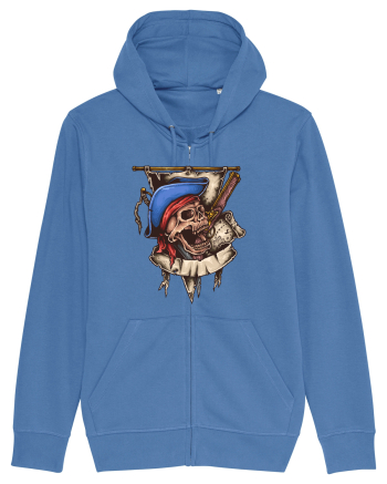 Pirate Skull Bright Blue