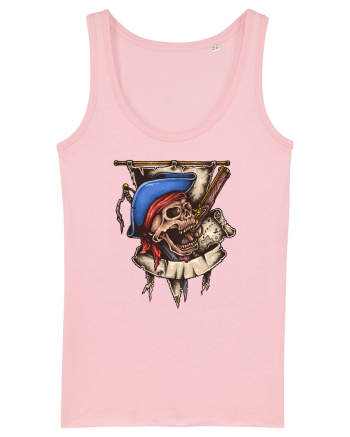 Pirate Skull Cotton Pink