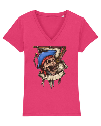 Pirate Skull Raspberry