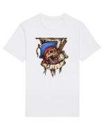 Pirate Skull Tricou mânecă scurtă Unisex Rocker