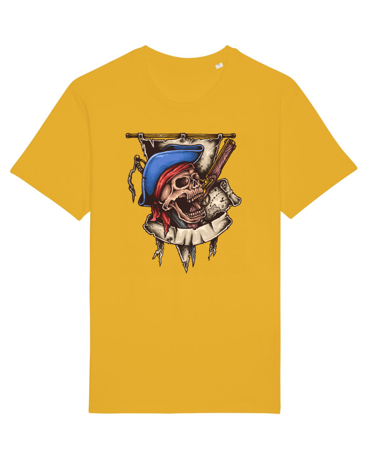 Tricou mânecă scurtă Unisex Rocker Spectra Yellow