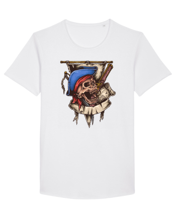 Pirate Skull White