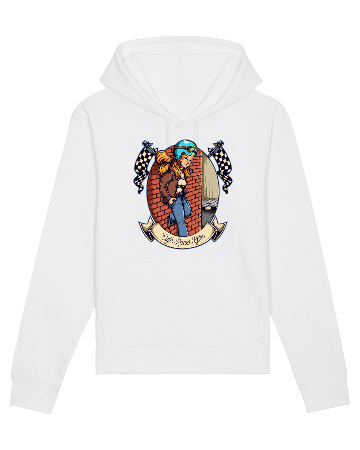 Hanorac Unisex Drummer White