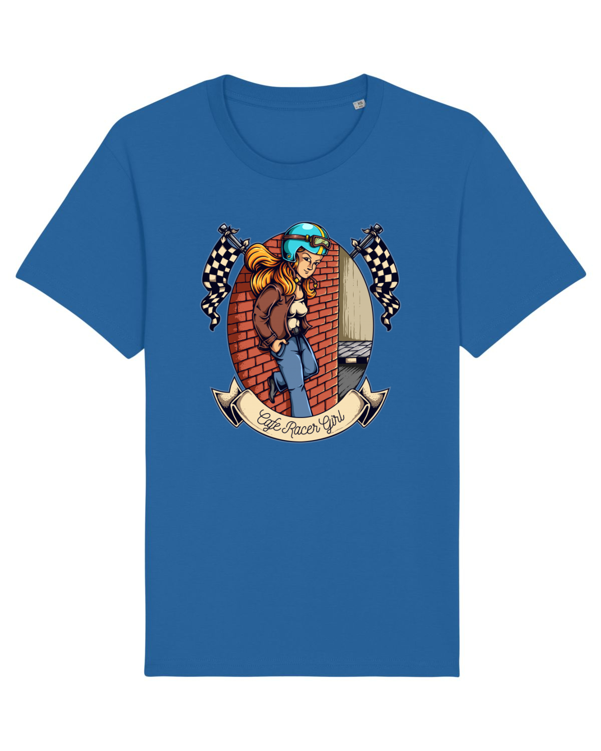 Tricou mânecă scurtă Unisex Rocker Royal Blue