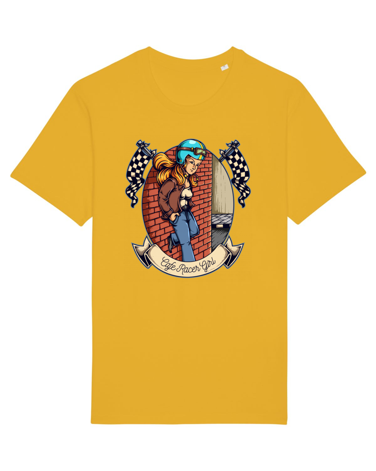Tricou mânecă scurtă Unisex Rocker Spectra Yellow