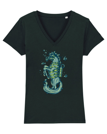 Scuba Seahorse Black
