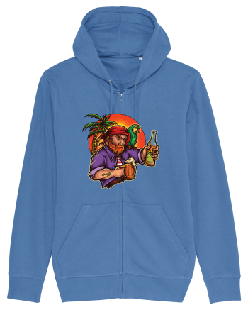 Tropical Pirate Sunset Beer Bright Blue