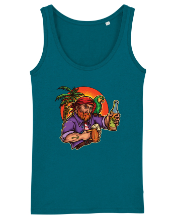 Tropical Pirate Sunset Beer Ocean Depth