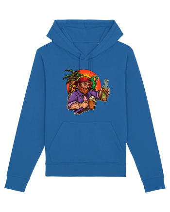 Tropical Pirate Sunset Beer Royal Blue