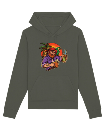 Tropical Pirate Sunset Beer Khaki