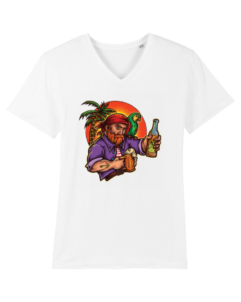 Tropical Pirate Sunset Beer White