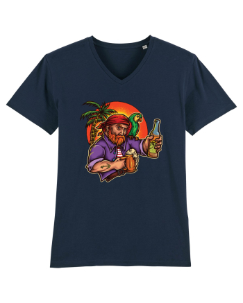 Tropical Pirate Sunset Beer French Navy