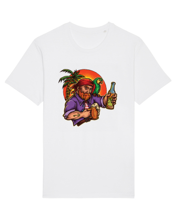 Tropical Pirate Sunset Beer White