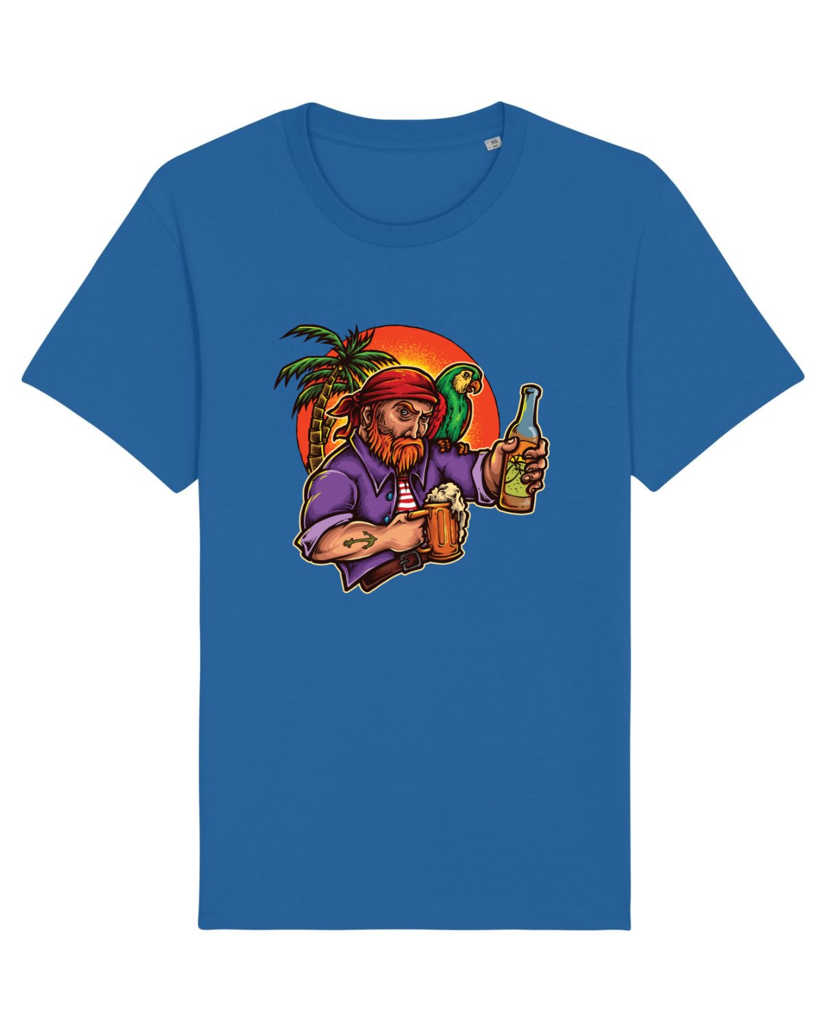 Tricou mânecă scurtă Unisex Rocker Royal Blue