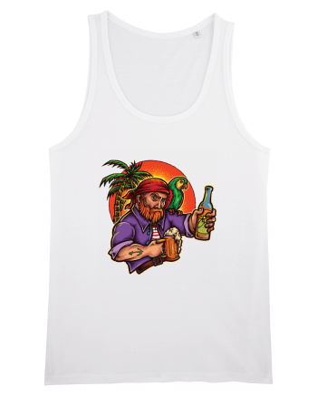 Tropical Pirate Sunset Beer White