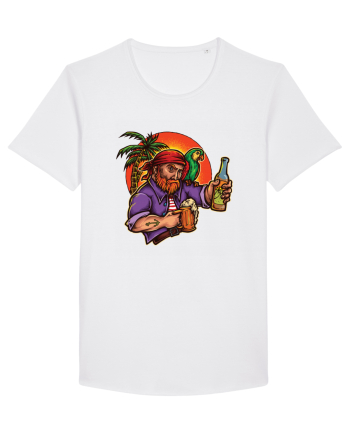 Tropical Pirate Sunset Beer White