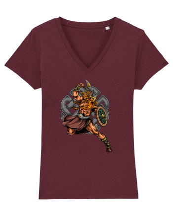 Viking Warrior Burgundy