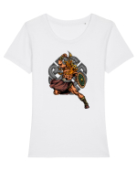 Viking Warrior Tricou mânecă scurtă guler larg fitted Damă Expresser