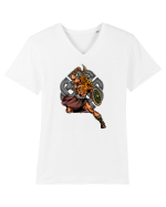 Viking Warrior Tricou mânecă scurtă guler V Bărbat Presenter
