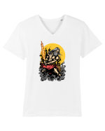Warrior Old Man Tricou mânecă scurtă guler V Bărbat Presenter