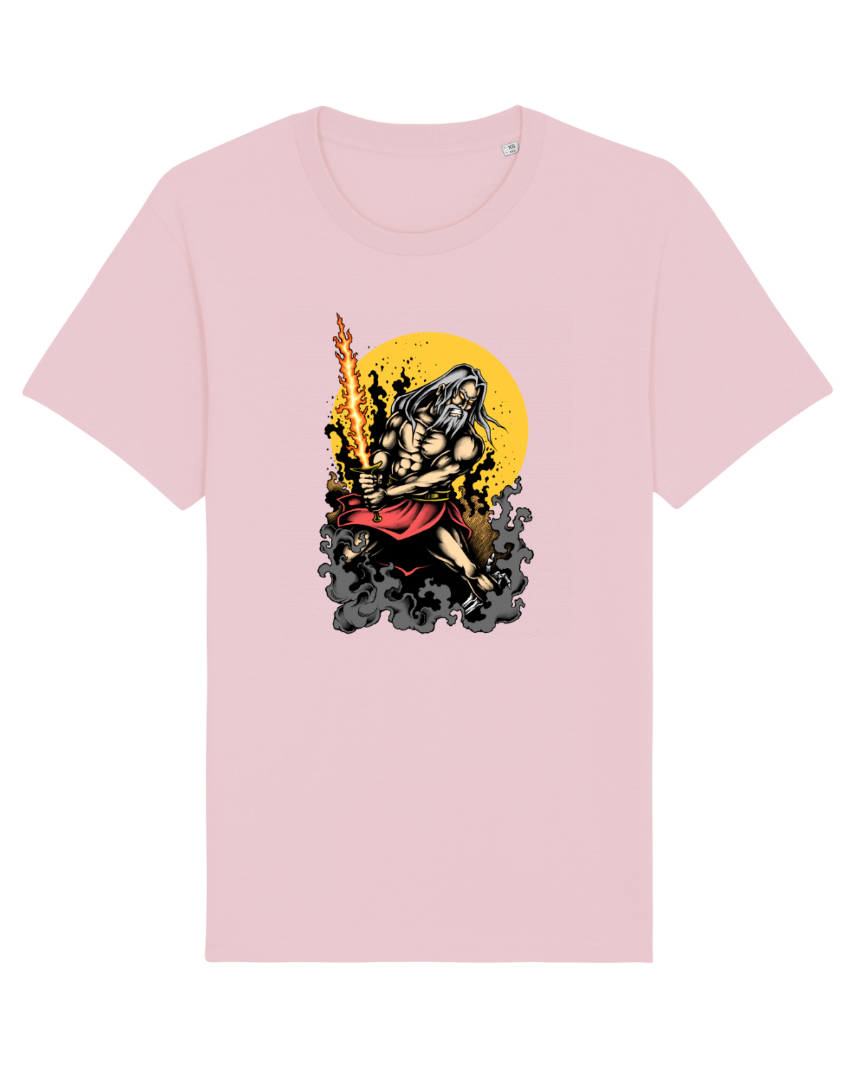 Tricou mânecă scurtă Unisex Rocker Cotton Pink