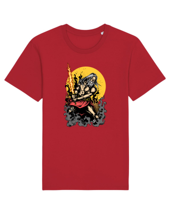 Warrior Old Man Red