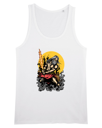 Warrior Old Man White