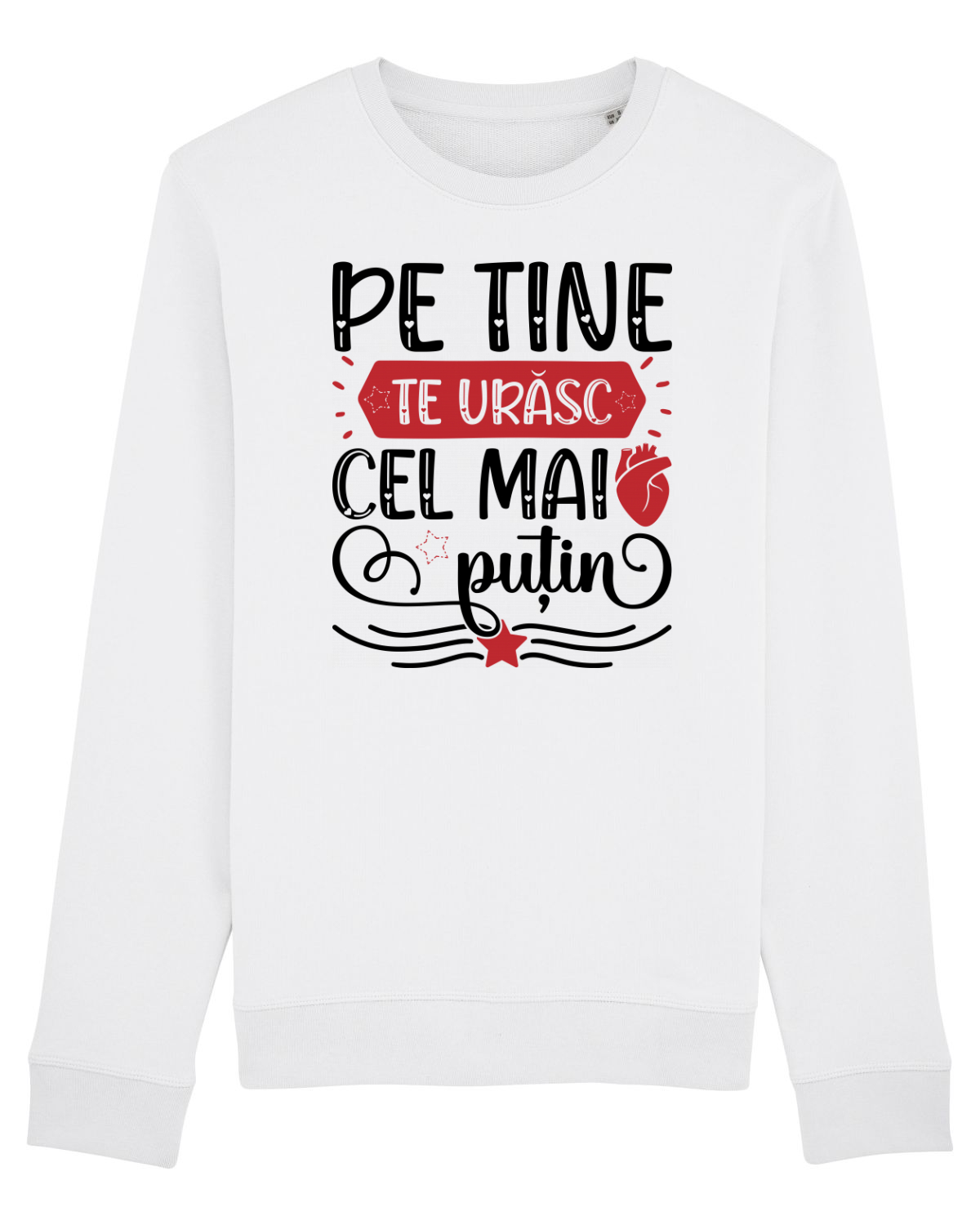 Bluză mânecă lungă Unisex Rise White