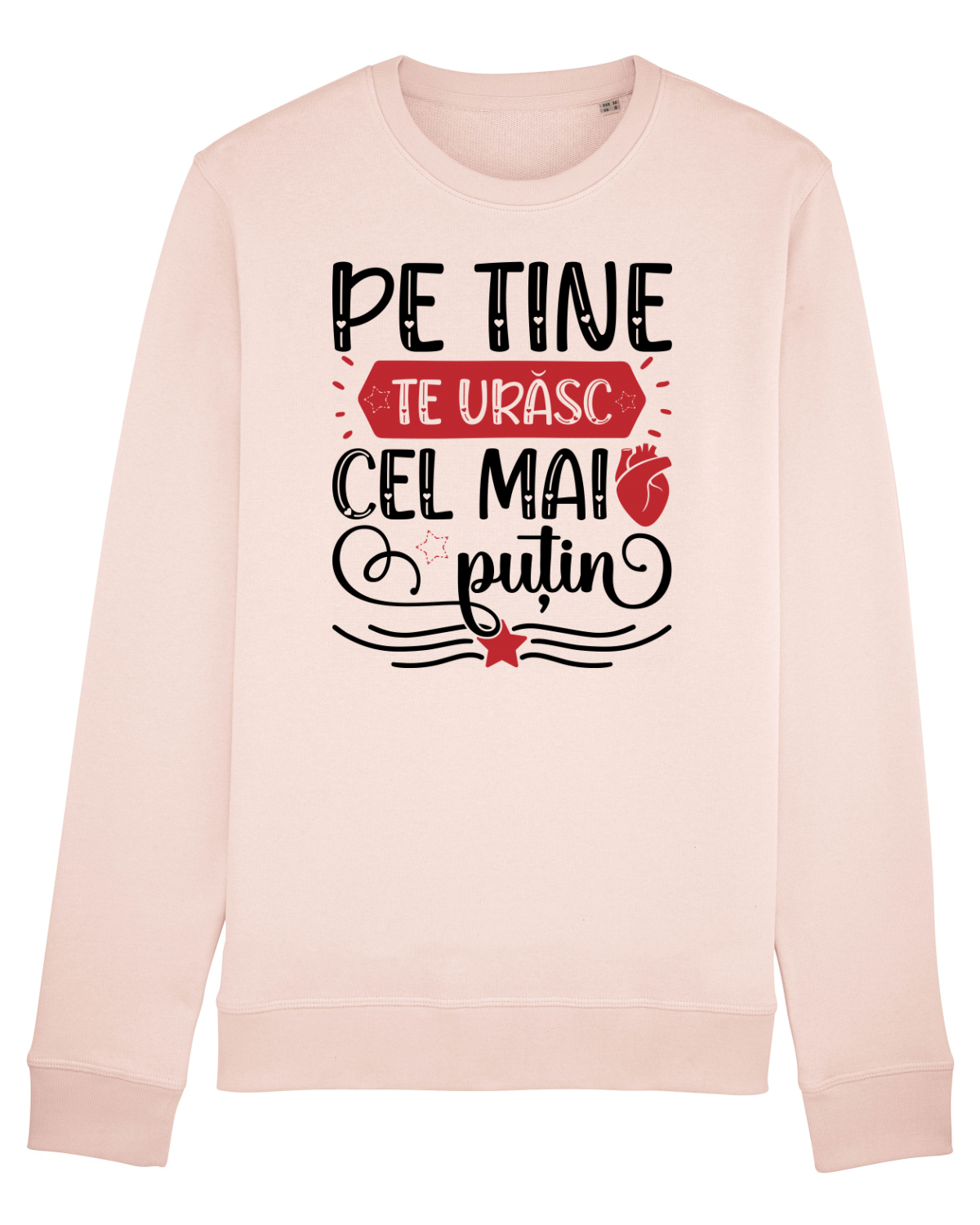 Bluză mânecă lungă Unisex Rise Candy Pink