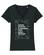 look whithin Tricou mânecă scurtă guler V Damă Evoker