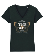 Become the best version of yourself II Tricou mânecă scurtă guler V Damă Evoker