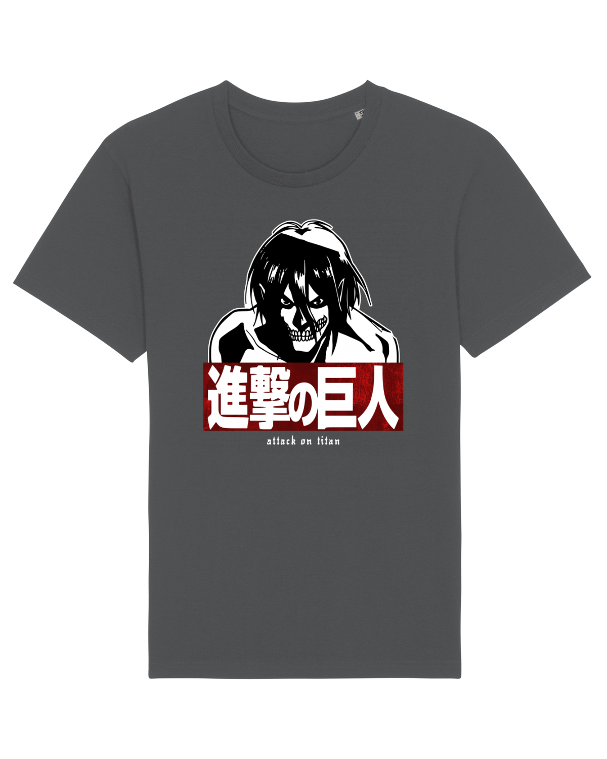 Tricou mânecă scurtă Unisex Rocker Anthracite