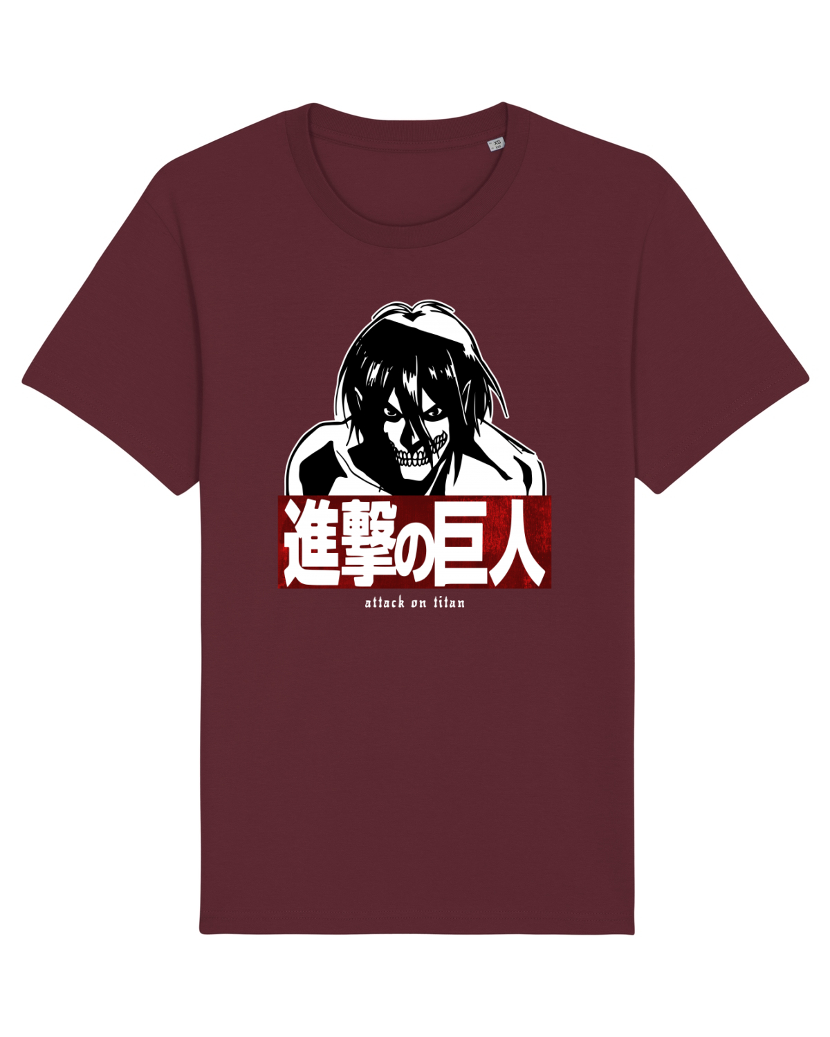Tricou mânecă scurtă Unisex Rocker Burgundy
