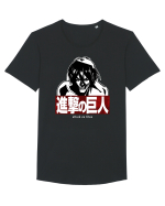 Attack on Titan Tricou mânecă scurtă guler larg Bărbat Skater