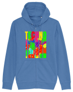 Techno Music Lover  Hanorac cu fermoar Unisex Connector