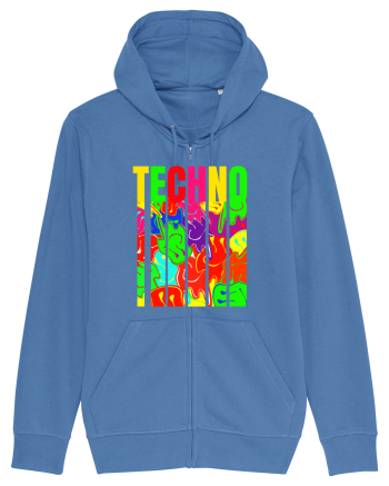 Techno Music Lover  Bright Blue