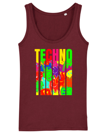 Techno Music Lover  Burgundy