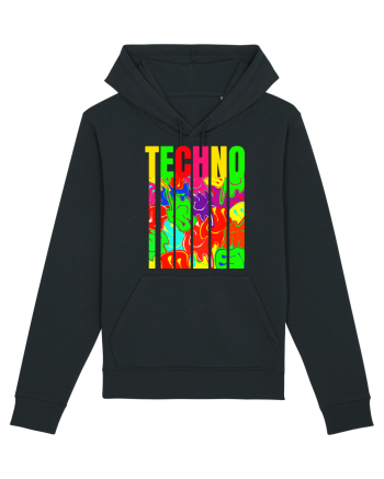 Techno Music Lover  Black