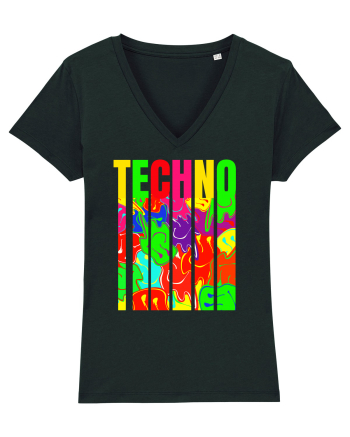 Techno Music Lover  Black