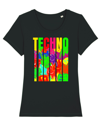 Techno Music Lover  Black