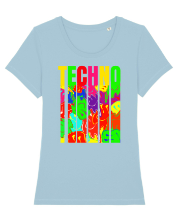 Techno Music Lover  Sky Blue