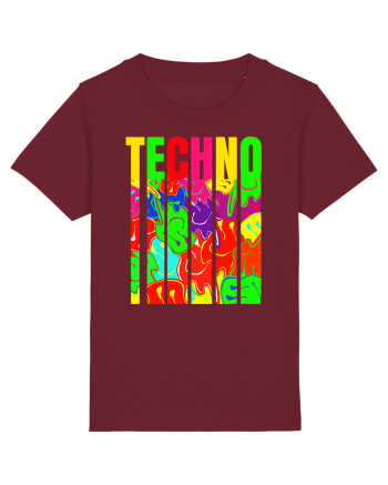 Techno Music Lover  Burgundy
