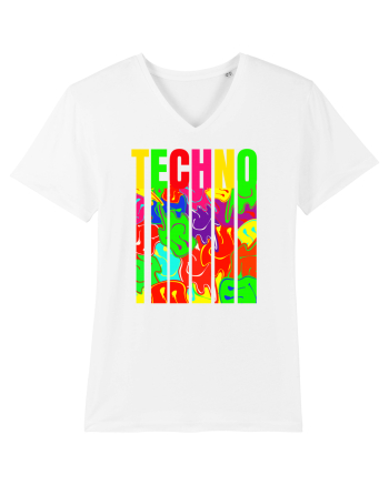 Techno Music Lover  White