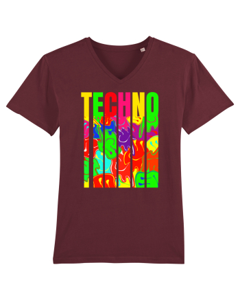 Techno Music Lover  Burgundy